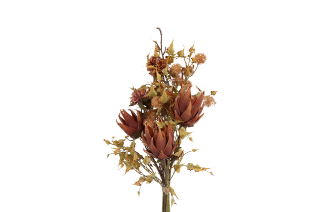 Countryfield kunstboeket marjan naturel 66cm