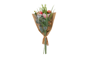 Countryfield kunstboeket rosa lilium l.roze 15x15x60cm