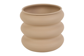 Countryfield vaas grayce s beige 16x16x15cm