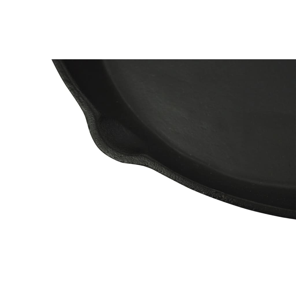 VIDAXL -BRUPING PAN Gusseisen 30 cm rund