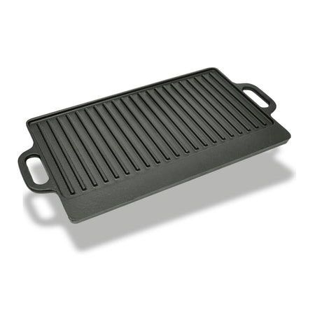 Vidaxl Grillplatte doppelte 50 x 23 cm Gusseisen