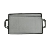 Vidaxl Grillplatte doppelte 50 x 23 cm Gusseisen
