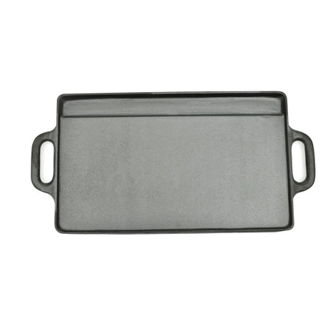 Vidaxl Grillplatte doppelte 50 x 23 cm Gusseisen