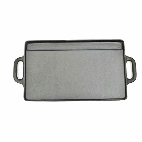 Vidaxl Grillplatte doppelte 50 x 23 cm Gusseisen