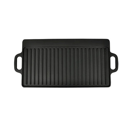 Vidaxl Grillplatte Gusseisen doppelt 38x23 cm 2 Sts