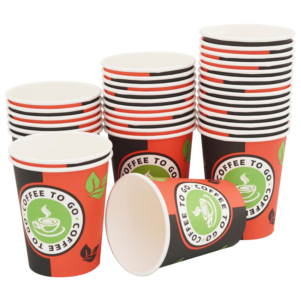 VidaXL Einweg-Kaffeebecher Papier 240 ml (8 oz) 1000 Stk