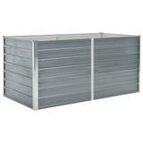 Vidaxl -Pflanzer erhöht 160 x 80 x 77 cm verzinkter Stahlgrau