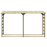 Vidaxl Brennholzspeicher Doppel 300 x 44x176 cm imprägniertes Kiefernholz
