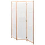 Vidaxl kamerscherm met 3 panelen 120x170x4 cm stof crème