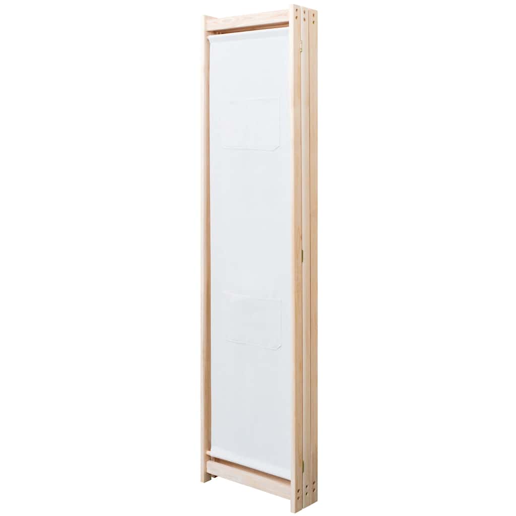 Vidaxl kamerscherm met 3 panelen 120x170x4 cm stof crème
