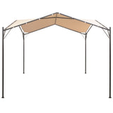 Vidaxl Arbor 3x3 m Stahl Beige