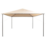 Vidaxl Arbor 4x4 m Stahl Beige