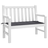 Vidaxl Garden Bench Kissen 100x50x4 cm Oxford Stoffanthrazit -gelöscht