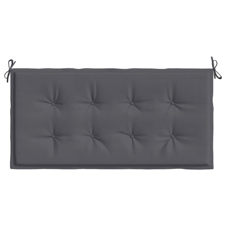 Vidaxl Garden Bench Kissen 100x50x4 cm Oxford Stoffanthrazit -gelöscht