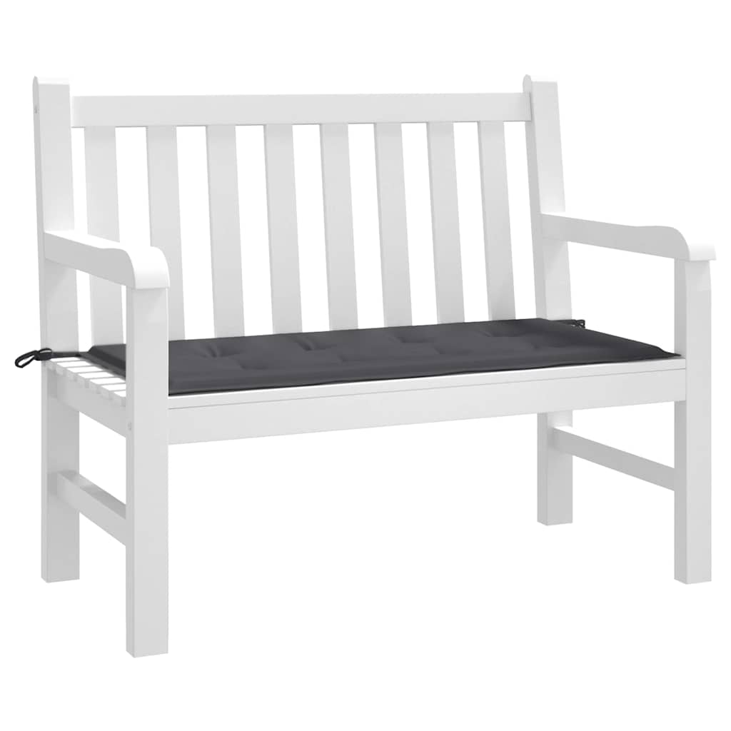 Vidaxl Garden Bench Kissen 120x50x4 cm Oxford Stoffanthrazit -gelöscht
