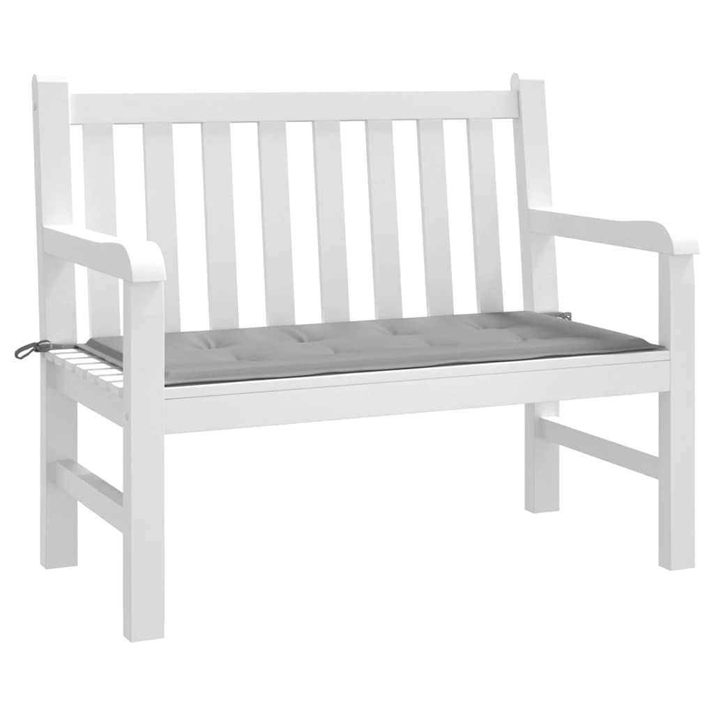 Vidaxl Gartenbank Kissen 120x50x4 cm Oxford Stoff grau