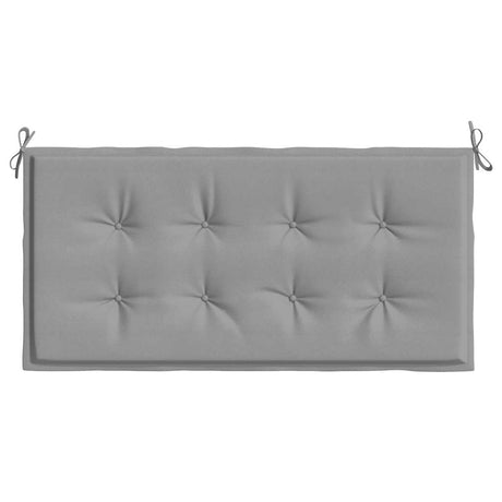 Vidaxl Gartenbank Kissen 120x50x4 cm Oxford Stoff grau