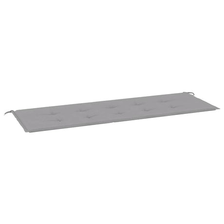 Vidaxl Garden Bench Kissen 150x50x4 cm Oxford Stoff grau