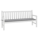 Vidaxl Garden Bench Kissen 180x50x3 cm Oxford Stoff grau