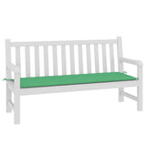 Vidaxl Garden Bench Kissen 150x50x3 cm Oxford Stoff grün