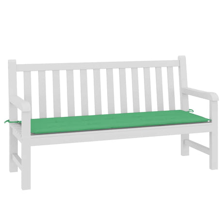 Vidaxl Garden Bench Kissen 150x50x3 cm Oxford Stoff grün