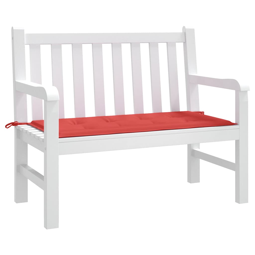 Vidaxl Garden Bench Kissen 120x50x4 cm Oxford Stoff rot