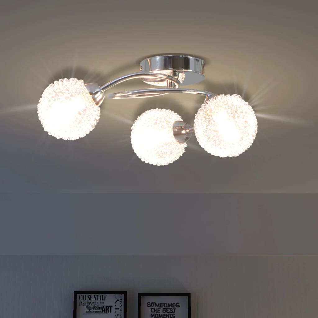 VIDAXL -Deckenlampe für 3 G9 -Glühbirnen 120 W.