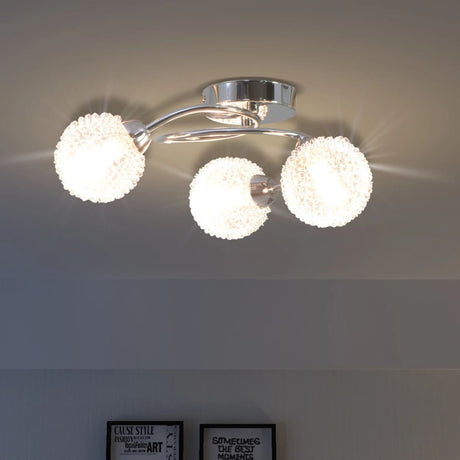 VIDAXL -Deckenlampe für 3 G9 -Glühbirnen 120 W.