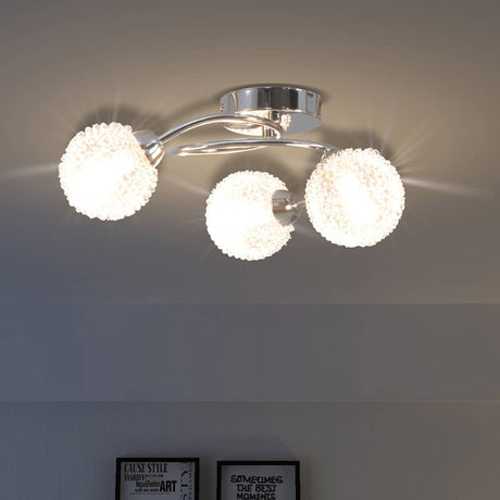 VIDAXL -Deckenlampe für 3 G9 -Glühbirnen 120 W.