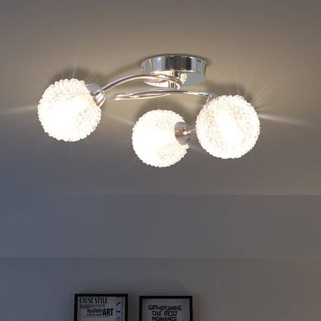 Vidaxl Deckenlampe mit 3 LED -Lampen G9 120 W.