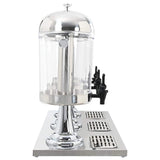 VIDAXL Drei -Stern -Saft -Saftspender Edelstahl 3x8 l