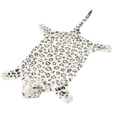 Vidaxx Leopardenteppich Plüsch 139 cm weiß