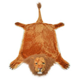 Vidaxl leeuwenvloerkleed pluche 205 cm bruin
