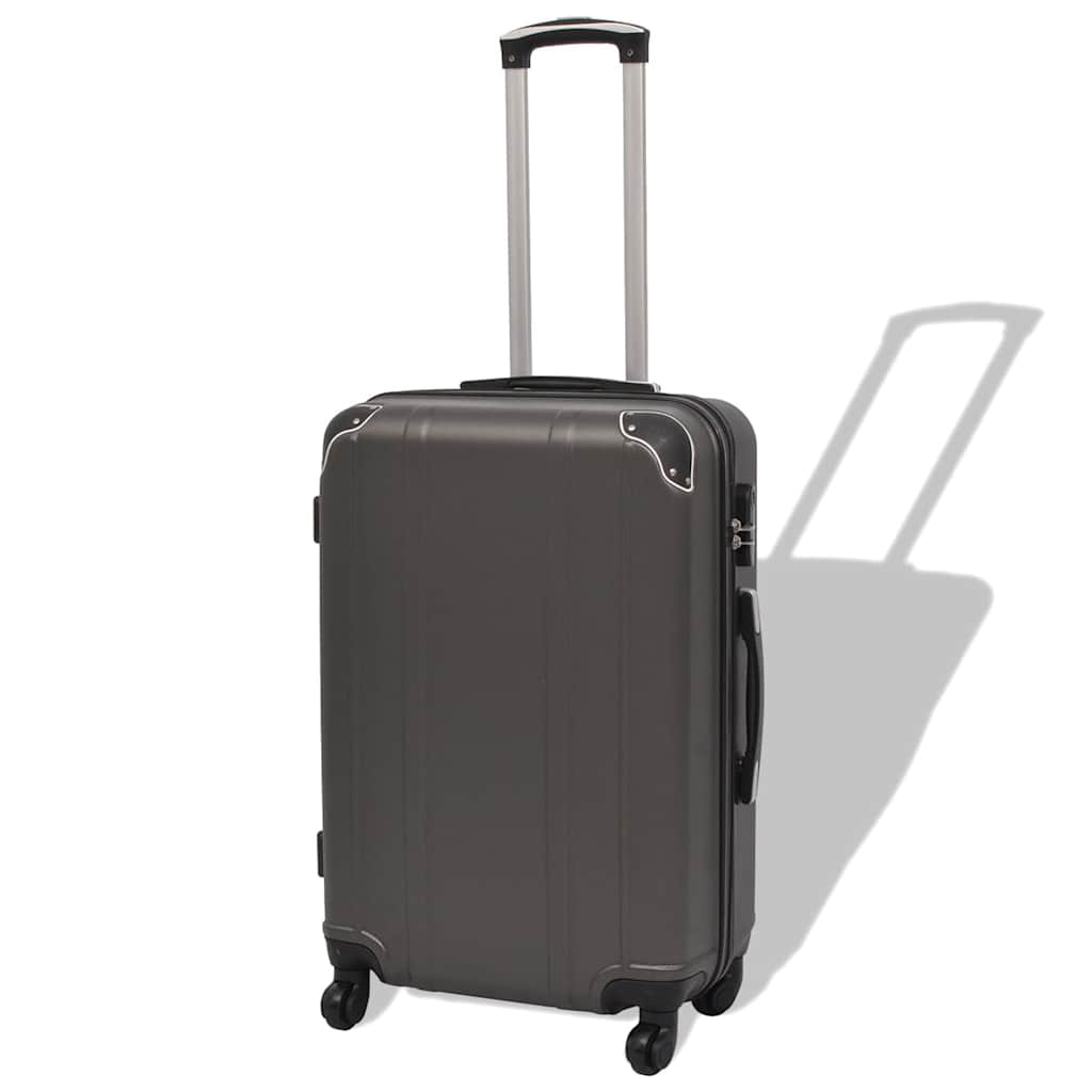 Vidaxl Hard Rolling Case Set Anthrazit 4-DLG