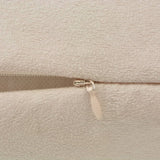 Vidaxl -Kissen umfasst 4 Stücke Beige Imitation Wildleder 50x50 cm Polyester