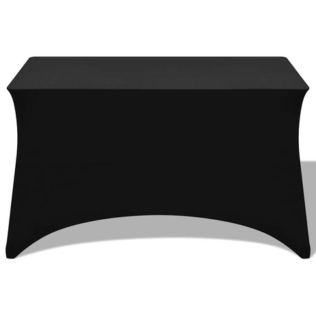 VIDAXL -Tischabdeckung Stretch Black 183x76x74 cm 2 PCs