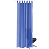 Vidaxl Vorhänge Voile 140x175 cm königsblau