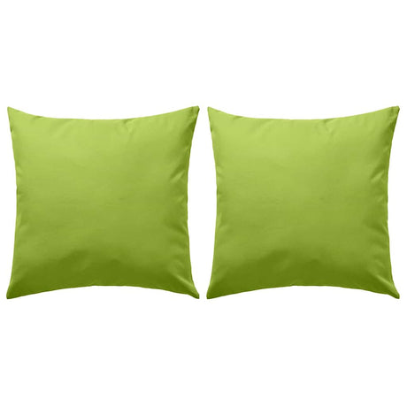 Vidaxl Outdoor -Kissen 45x45 cm Apple Green 2 PCs