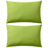 Vidaxl Outdoor -Kissen 60x40 cm Apple Green 2 STs