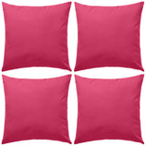 Vidaxl Outdoor -Kissen 45x45 cm Pink 4 PCs