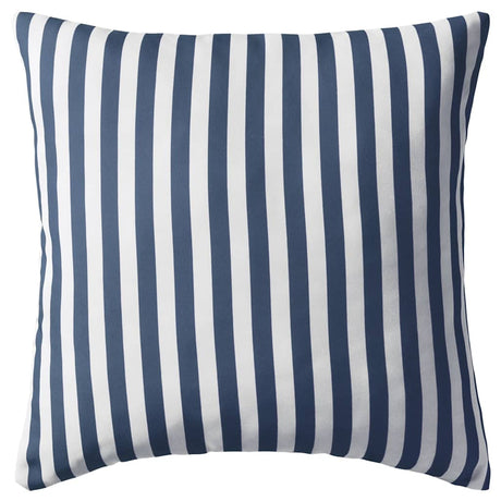 Vidaxl Outdoor -Kissen 45x45 cm gestreiftes Marineblau 2 PCs
