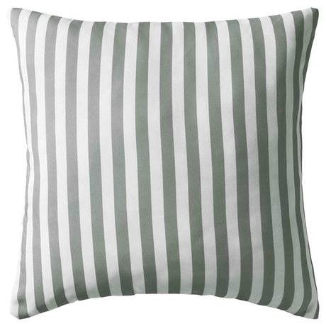 Vidaxl Outdoor -Kissen 45x45 cm gestreiftes grau 2 Stcs