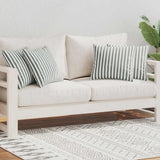 Vidaxl Outdoor -Kissen 45x45 cm gestreiftes grau 4 Stcs