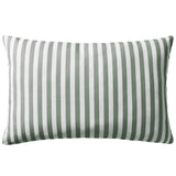 Vidaxl Outdoor -Kissen 60x40 cm gestreiftes graues 2 PCs
