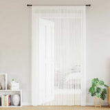 VIDAXL -Kabelvorhänge 2 PCs 100x250 cm Weiß