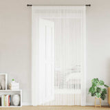 Vidaxl -Drahtvorhänge 2 ST 140x250 cm Weiß