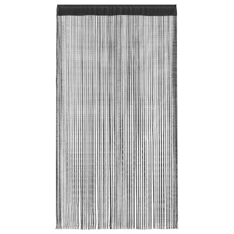 Vidaxl -Drahtvorhänge 2 ST 140x250 cm Schwarz