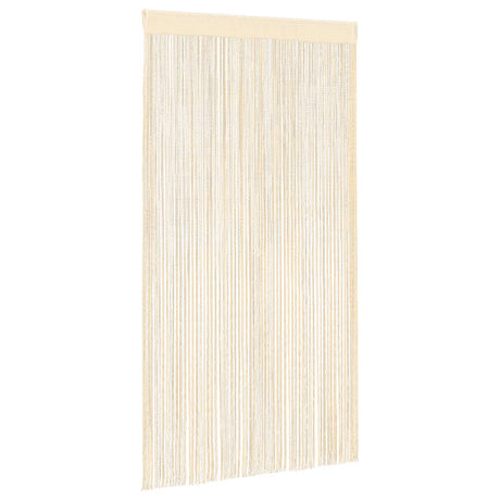 VIDAXL -Kabelvorhänge 100x250 cm Crème 2 PCs