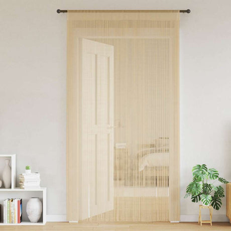 VIDAXL -Kabelvorhänge 140x250 cm Beige 2 STS