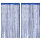 VIDAXL -Kabelvorhänge 140x250 cm Blau 2 PCs